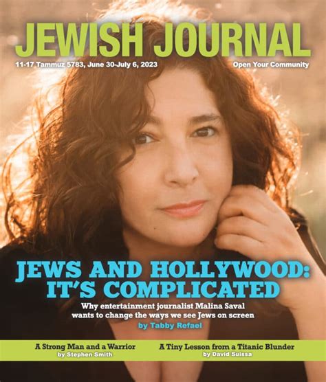 Print Issue Jews And Hollywood Its Complicated June 30 2023