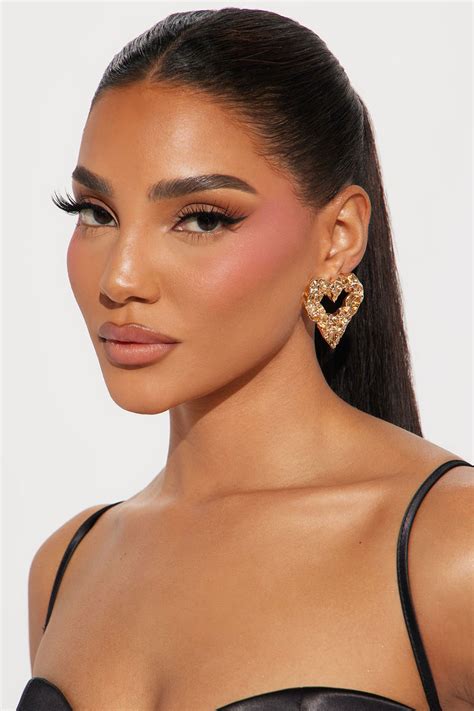 Love And Pleasure Earrings Gold Fashion Nova Jewelry Fashion Nova