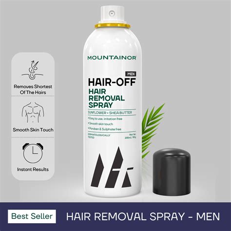 Hair Removal Spray For Men🧔🏻‍♀️ Painless And Fast Acting Body Hair Solu