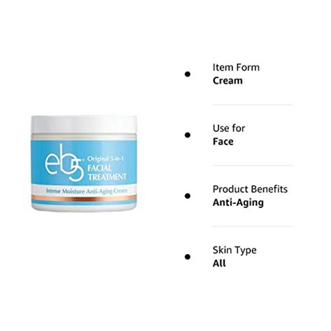 Eb5 Intense Moisture Anti Aging Moisturizer Face And Neck Cream Tone