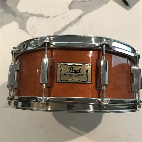 Pearl Masters Custom Maple Shell X Snare Drum Reverb