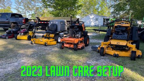 My 2023 Lawn Care Setup Youtube