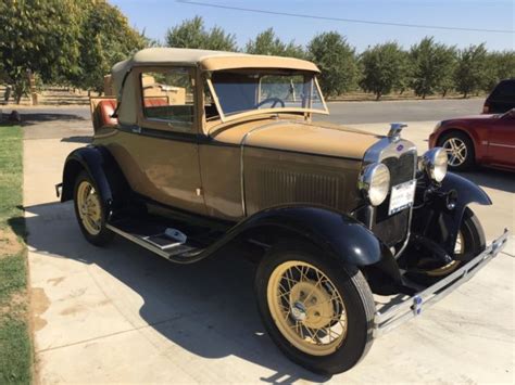 Ford Model A Two Door Sports Coupe Classic Ford Model A For