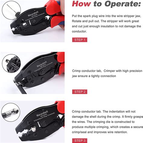 Spark Plug Wire Crimper Crimping Pliers For Spark Plug Stripping Tool