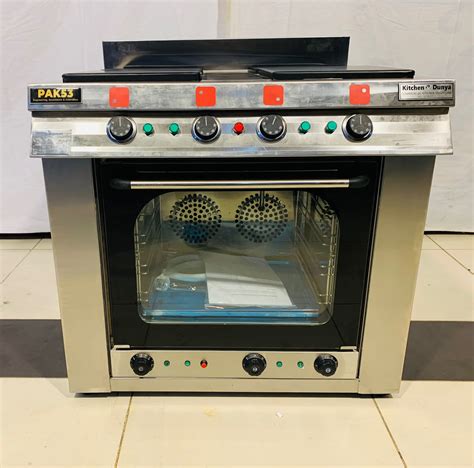 4 Burner Electric Stove with Convection Oven - Kitchen Dunya