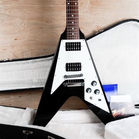 2012 Gibson Flying V 67 Reissue Ebony Guitars Electric Solid Body