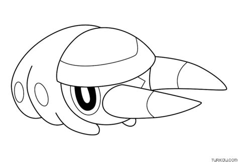 Pokemon Grubbin Coloring Page Turkau