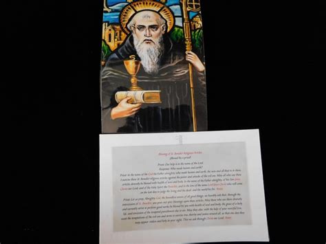 St. Benedict Prayer Card - My Blog