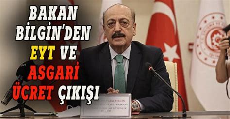 Vedat Bilgin den EYT ve asgari ücret çıkışı Bavul Haber