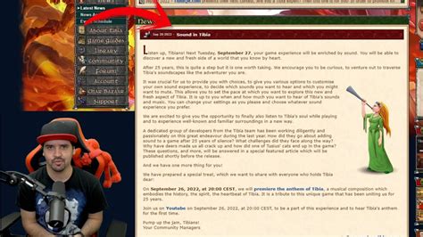 TIBIA CON SONIDO Fecha De Lanzamiento Confirmada Tibia YouTube