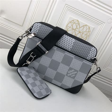 Louis Vuitton TRIO MESSENGER N50017 BLACK GREY