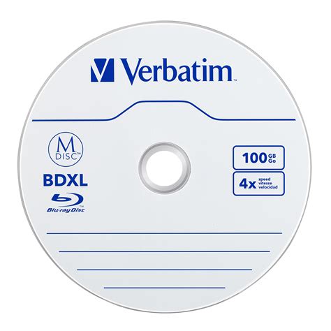 M Disc 100gb Blu Ray 4x Bd R Bdxl Triple Layer Blank Media Disc Backup