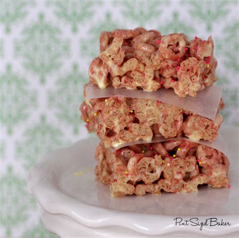 Strawberry Lemon Cereal Bars Pint Sized Baker