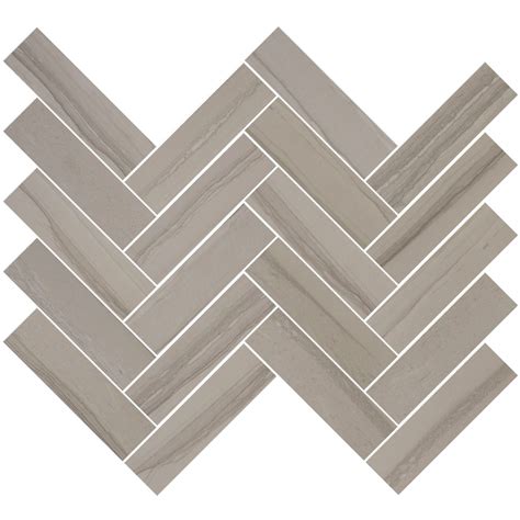 Echelon X Polished Herringbone Mosaic Pera Tile