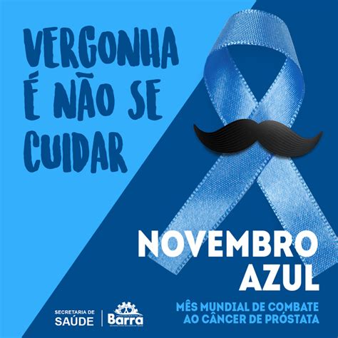 Campanha de conscientização NOVEMBRO AZUL Câmara Municipal de