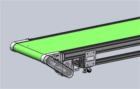 标准皮带线3d模型下载三维模型step模型 制造云 产品模型