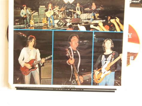 Vintage Paul Mccartney Wings Poster 1976 42 X 48 Used 1755709043