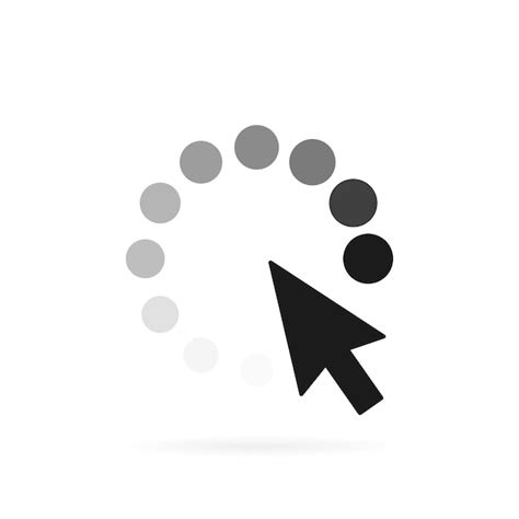 Premium Vector Computer Mouse Click Cursor Arrow Icon Loading