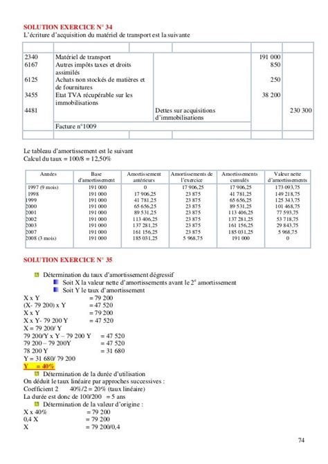 Comptabilite Generale Cours Exercices Corriges Accounting Flux