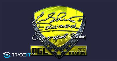 Sticker Edward Foil Krakow 2017 Tradeit