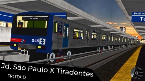 Openbve Jardim S O Paulo X Tiradentes O Tue Frota D Da Cmsp