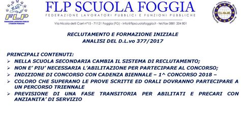 ANALISI TESTO EX D L VO 377 2017 PUBBLICATO IN GAZZETTA UFFICIALE CON