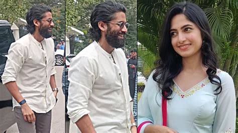 Naga Chaitanya And Kushee Ravi Visuals At Pindam Movie Teaser Launch