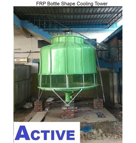 Active Pester Green Blue FRP Bottle Shape Cooling Tower Tower Type