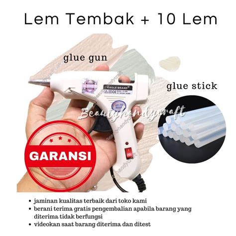 Jual Lem Tembak Glue Gun On Off KECIL Awet Bandel Uk Kecil Berkualitas