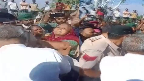 ‘why Have You Come Now Woman Slaps Mla While Assessing Flood Ravaged