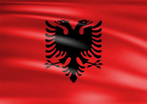 Flagge Albanien Wagrati