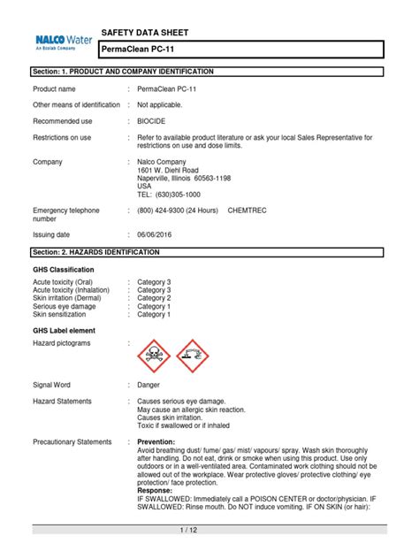 1187 Sds Pdf Personal Protective Equipment Toxicity