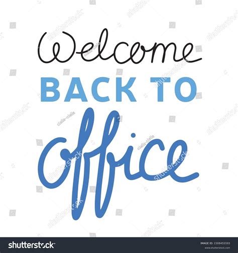 Welcome Back To Work Banner