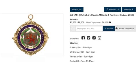 Celtic legend Jock Stein's nine-in-a-row season league winner's medal ...