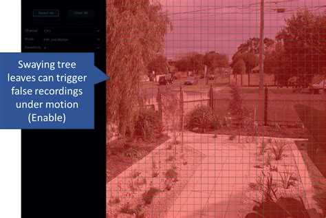 How To Block Trees Or Unwanted Movement From Recording In My DVR NVR