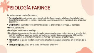 Anatomía y fisiología de faringe pptx