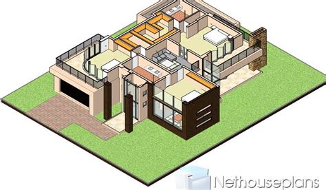 4 Bedroom House Plan with Double Garage [434sqm] | Nethouseplans