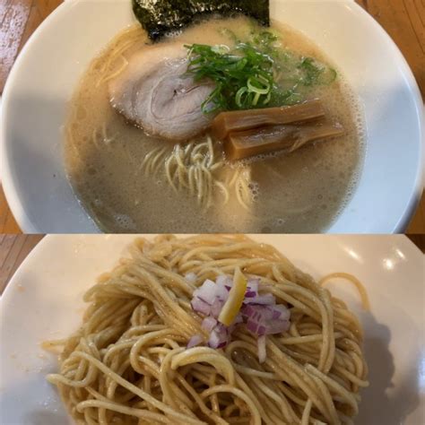 『豚白湯ラーメン890円＋半替玉貝200円』ろく月のレビュー ラーメンデータベース