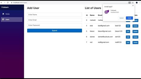 Create Full Stack Web Application In Asp Net Core Blazor Webassembly