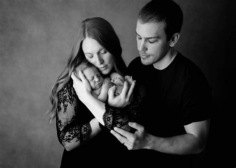 Newborn Portrait Session With Parents