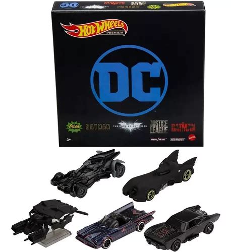 Hot Wheels Premium Batman 5 Pack The Batman Movie Batimovil Envío gratis