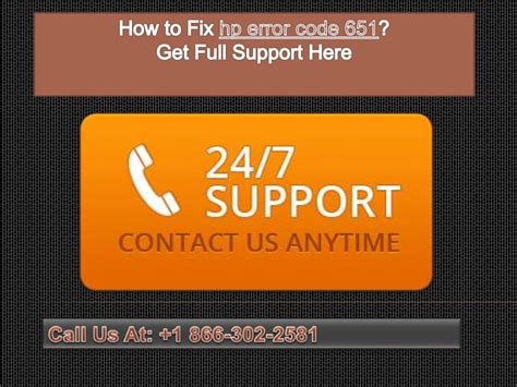 How to fix hp error code 651 call @ +1 866 302-2581