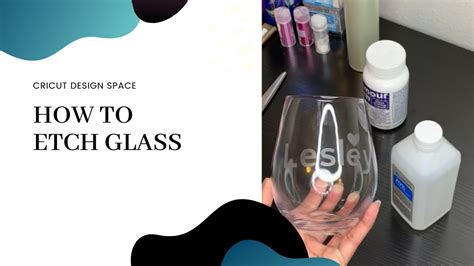 How To Etch A Wine Glass Youtube