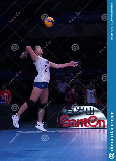 Thailand Vs Belgium Vnl Pool Match Editorial Photo Image Of Sports