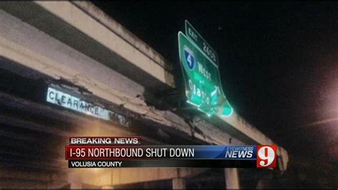 Fhp Dump Truck Driver Forgets To Lower Bed Hits Overpass On I In