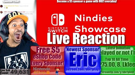 Nindies Direct Showcase Live Reaction New Nintendo Switch Games Youtube