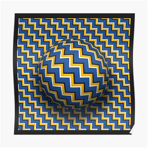 Optical Illusions Poster For Sale By Asdahl Redbubble