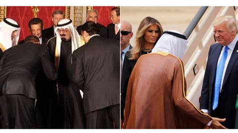 Trump Shakes Hands With Saudi Leader Doesnt Bow As Obama Appeared To