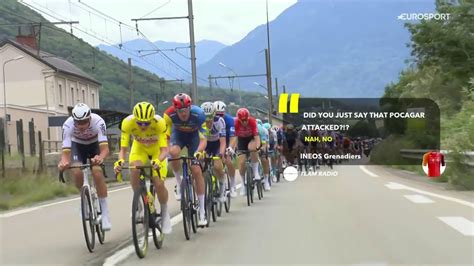 Tour De France Pogacar Ha Attaccato Il Team Radio Della Ineos Che