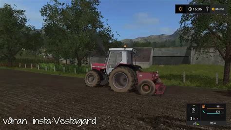 FARMING SIMULATOR 17 THE OLD STREAMS FARM V2 vi sår med nya MF serien